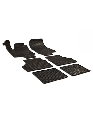 SET COVORASE AUTO CAUCIUC OPEL ZAFIRA A (1999-2004) -6PCS