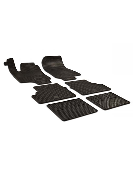 SET COVORASE AUTO CAUCIUC OPEL ZAFIRA A (1999-2004) -6PCS