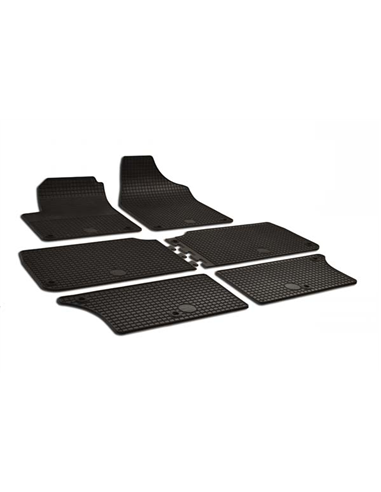 SET COVORASE AUTO CAUCIUC  VW SHARAN (1996 -2009) SEAT ALHAMBRA (1996-2009)-6PCS