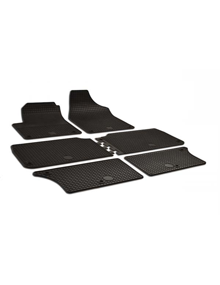 SET COVORASE AUTO CAUCIUC  VW SHARAN (1996 -2009) SEAT ALHAMBRA (1996-2009)-6PCS