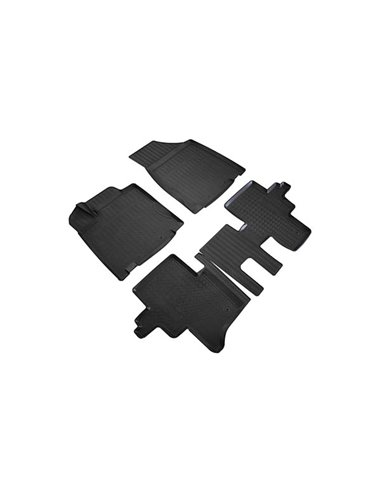 SET COVORASE AUTO CAUCIUC FIT NISSAN PATHFINDER (R52) 3D (2012-2020) (5 LOCURI) - 5 PCS