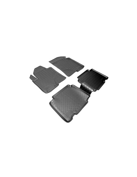 SET COVORASE AUTO CAUCIUC FIT HYUNDAI IX55 (EN) (2008-) - 5 PCS