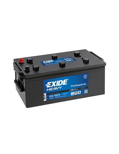 EXIDE PROFESSIONAL 12V 180Ah 1000A - Borna Tip camion