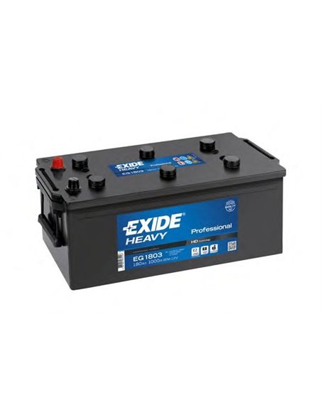 EXIDE PROFESSIONAL 12V 180Ah 1000A - Borna Tip camion
