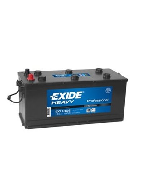 EXIDE PROFESSIONAL 12V 180Ah 1000A - Borna Tip camion