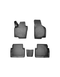 SET COVORASE AUTO CAUCIUC FIT VOLKSWAGEN SHARAN II 3D (2010-) - 5 PCS