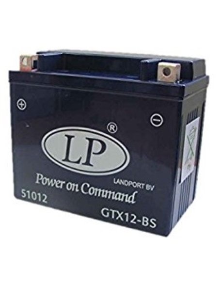 LANDPORT GEL - Power on Command - moto 12V 12Ah - Borna Inversa (stanga +)
