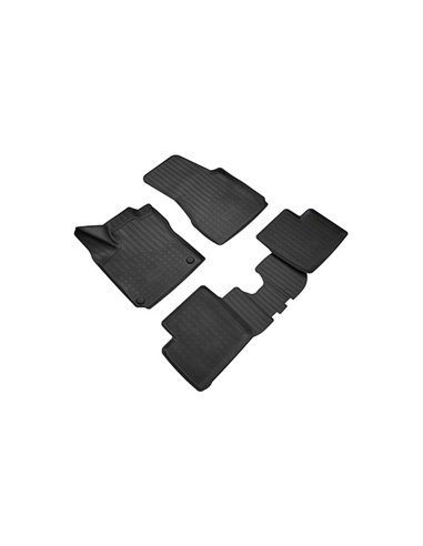 SET COVORASE AUTO CAUCIUC FIT VOLKSWAGEN JETTA VII (BU.A7) 3D (2018-) - 5 PCS