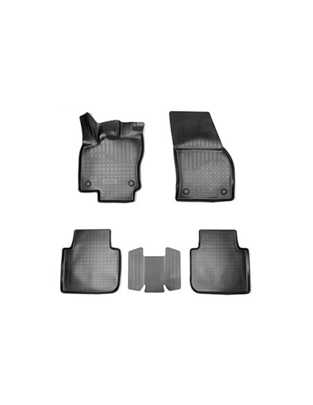 SET COVORASE AUTO CAUCIUC FIT SEAT TARRACO 3D (2018-) - 5 PCS