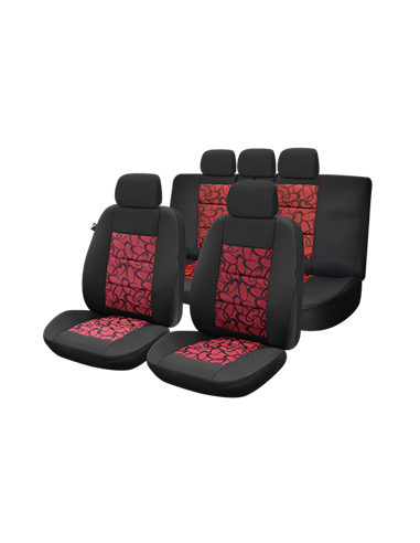 SET HUSE SCAUN PREMIUM LUX - ROSU