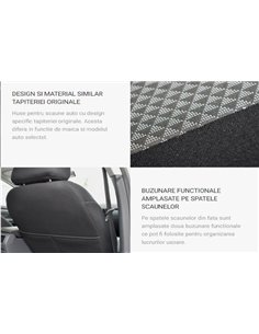 SET HUSE SCAUN FORD TRANSIT 9+1 LOCURI 2009-2011 (BANCHETA FRACTIONATA)