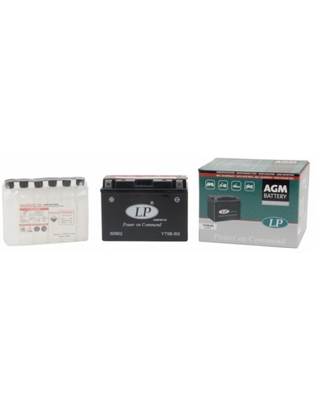 LANDPORT AGM Power on Command - moto START-STOP 12V 8Ah - Borna Inversa (stanga +)