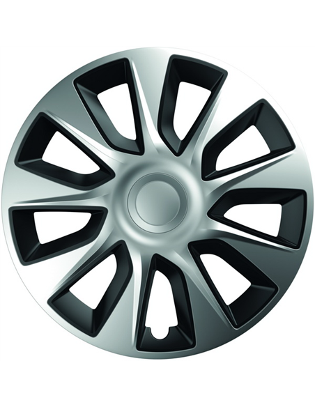 SET CAPACE ROTI 16' SILVER&BLACK STRATOS