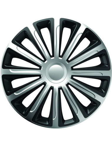 SET CAPACE ROTI 13' SILVER&BLACK TREND