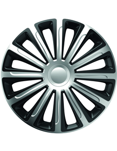 SET CAPACE ROTI 16' SILVER&BLACK TREND