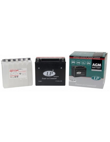 LANDPORT AGM Power on Command - moto START-STOP 12V 18Ah - Borna Normala (dreapta +)
