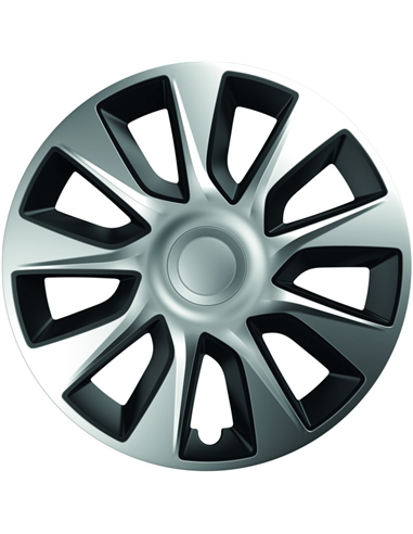SET CAPACE ROTI 15' SILVER&BLACK STRATOS