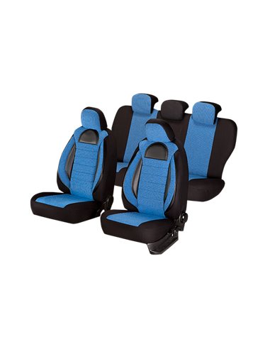 SET HUSE SCAUN RACING ALBASTRU