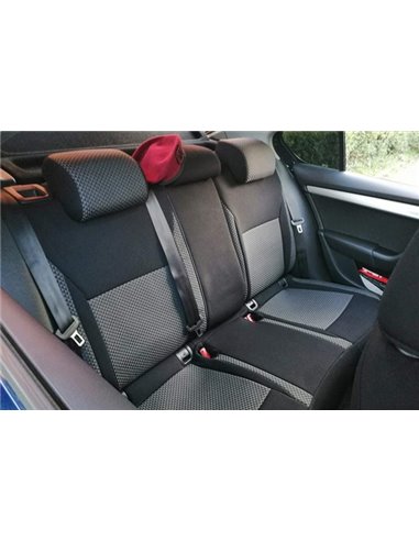 SET HUSE SCAUN AUDI Q-5 (2009-2017) (BANCHETA FRACTIONATA) CU TETIERE SPATE IN FORMA DE L