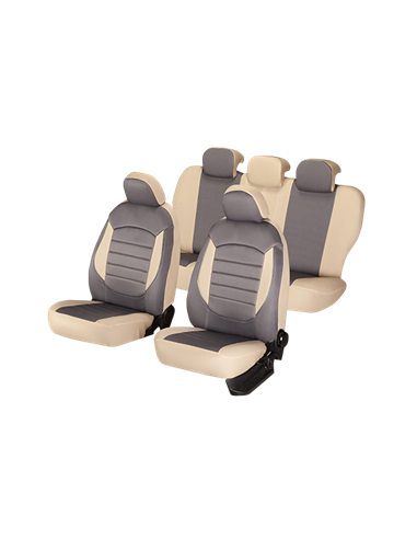 SET HUSE SCAUN URBAN GRI - BEJ