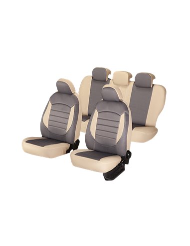 SET HUSE SCAUN URBAN GRI - BEJ