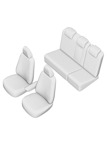 SET HUSE SCAUN RENAULT MEGANE III 2010-2015 (BANCHETA FRACTIONATA)
