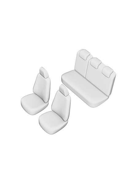 SET HUSE SCAUN OPEL CORSA 2007-2014 (BANCHETA FRACTIONATA)