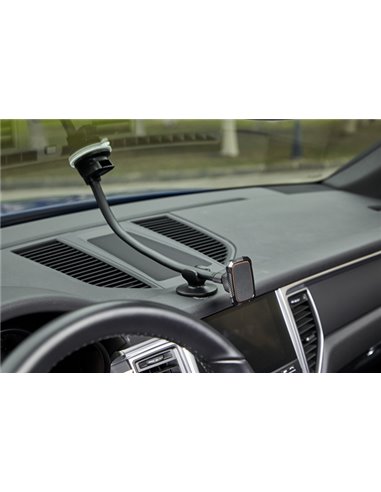 SUPORT TELEFON MAGNETIC AUTO CU FIXARE PE PARBRIZ CU VENTUZA
