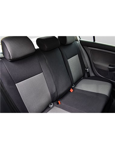 SET HUSE SCAUN RENAULT LAGUNA 2008- (BANCHETA FRACTIONATA) CU TETIERE SPATE IN FORMA DE L