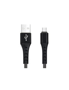 CABLU DATE INCARCARE FISH FAST CHARGE 3.0 USB LA TYPE-C 1M 3A NEGRU