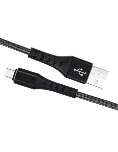 CABLU DATE INCARCARE FISH FAST CHARGE 3.0 USB LA TYPE-C 1M 3A NEGRU