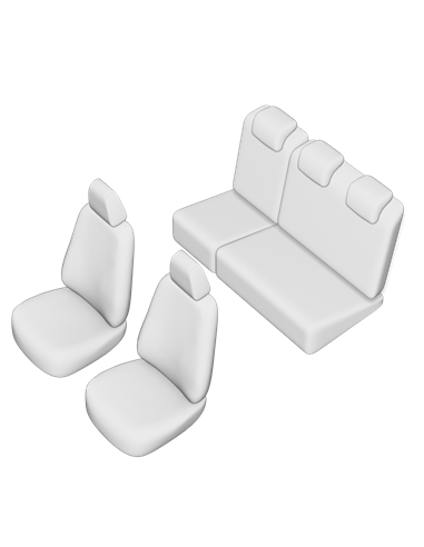 SET HUSE SCAUN SUZUKI SX 4 2007- (BANCHETA FRACTIONATA) CU TETIERE SPATE IN FORMA DE L