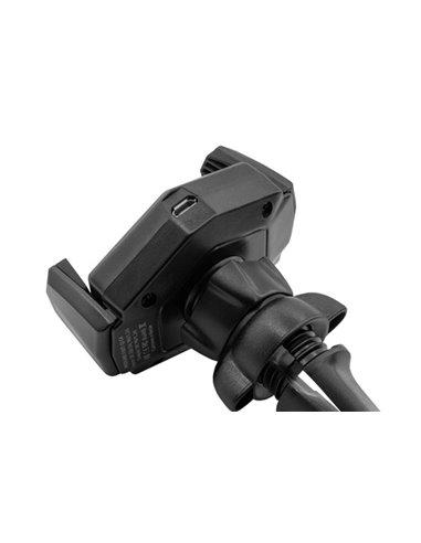 SUPORT TELEFON 4.7' - 6.5' CU INCARCARE WIRELESS QI , CU ARTICULATIE ROTATIVA 360