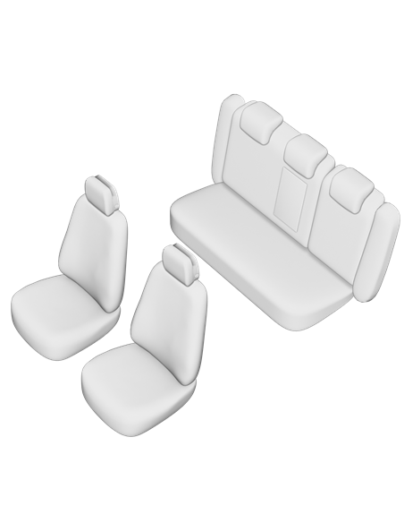 SET HUSE SCAUN TOYOTA AVENSIS 2009-2014 (BANCHETA FRACTIONATA) CU TETIERE SPATE IN FORMA DE L
