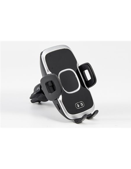 SUPORT TELEFON AUTO SMART CU INCARCARE WIRELESS FAST CHARGE SI FIXARE IN GRILA DE VENTILATIE
