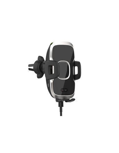 SUPORT TELEFON AUTO SMART CU INCARCARE WIRELESS FAST CHARGE SI FIXARE IN GRILA DE VENTILATIE