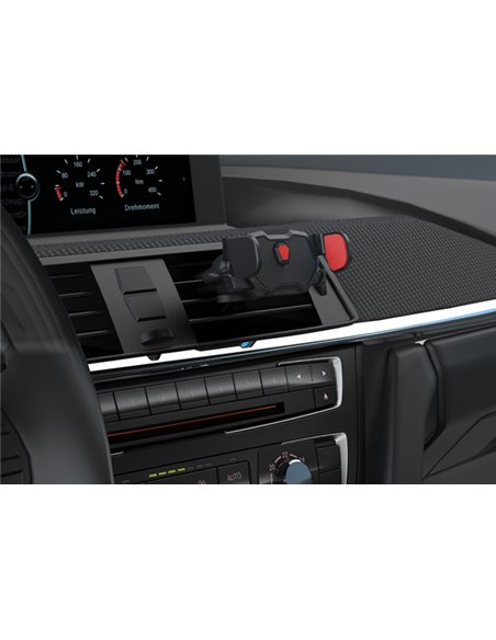 SUPORT TELEFON AUTO EXTENSIBIL 58-95 MM CU PRINDERE IN GRILA DE VENTILATIE