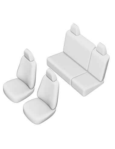 SET HUSE SCAUN SKODA FABIA 2008-2014 (BANCHETA FRACTIONATA)