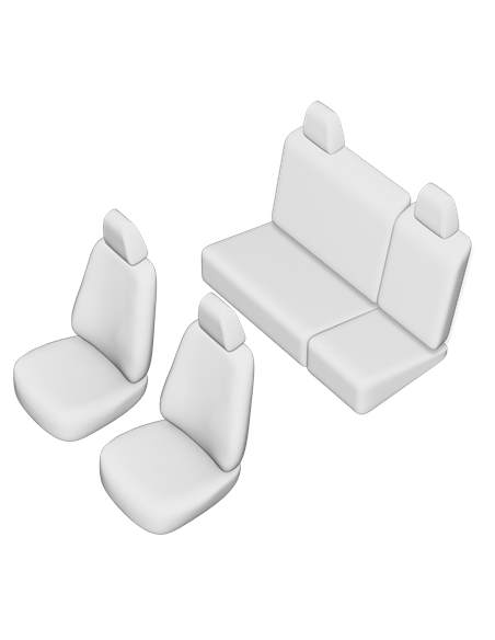 SET HUSE SCAUN SKODA FABIA 2008-2014 (BANCHETA FRACTIONATA)