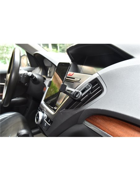 SUPORT TELEFON AUTO EXTENSIBIL 55-83MM CU PRINDERE IN GRILA DE VENTILATIE