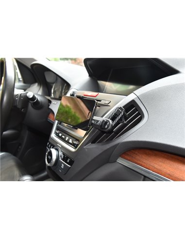 SUPORT TELEFON AUTO EXTENSIBIL 55-83MM CU PRINDERE IN GRILA DE VENTILATIE