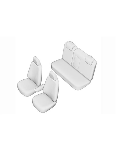 SET HUSE SCAUN HONDA CIVIC 2016- (BANCHETA FRACTIONATA) CU TETIERE SPATE IN FORMA DE L