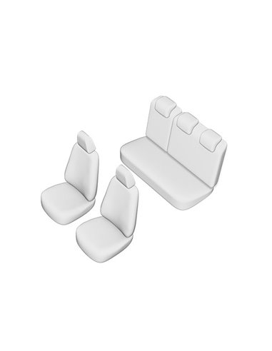 SET HUSE SCAUN MAZDA CX-3 2014- (BANCHETA FRACTIONATA) CU TETIERE IN FORMA DE L