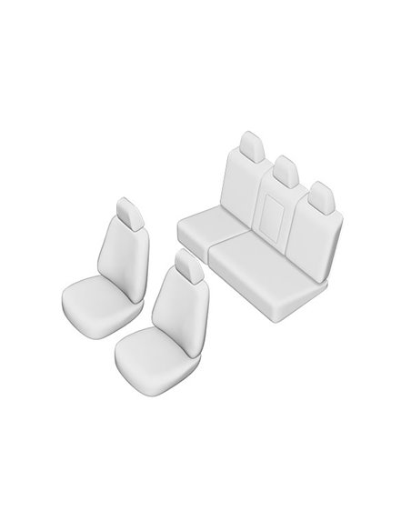 SET HUSE SCAUN NISSAN X-TRAIL 2014- (BANCHETA FRACTIONATA)