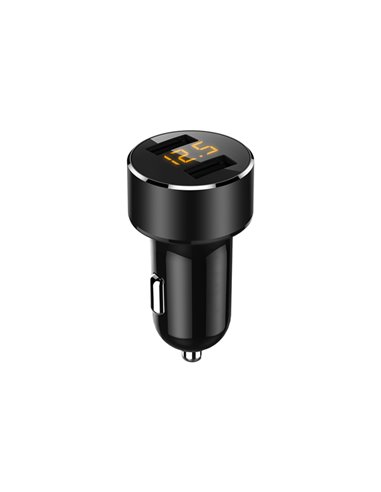 INCARCATOR AUTO 2XUSB 3.6A CU AFISAJ TENSIUNE/PUTERE LED