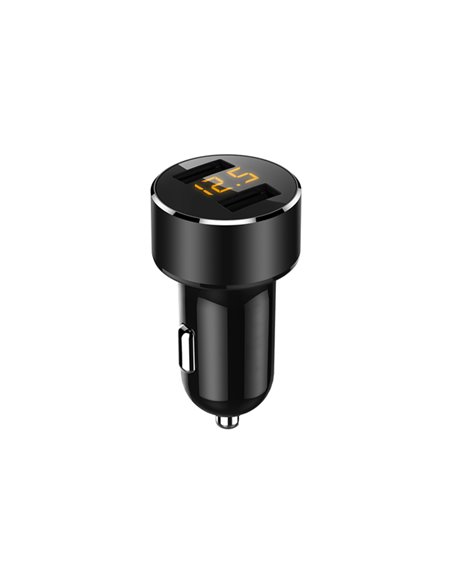 INCARCATOR AUTO 2XUSB 3.6A CU AFISAJ TENSIUNE/PUTERE LED