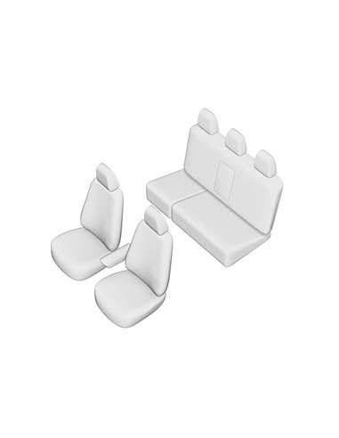 SET HUSE SCAUN TOYOTA HILUX 2015- (BANCHETA FRACTIONATA)