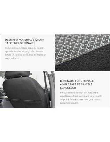 SET HUSE SCAUN MERCEDES VITO (2+1) 2015-
