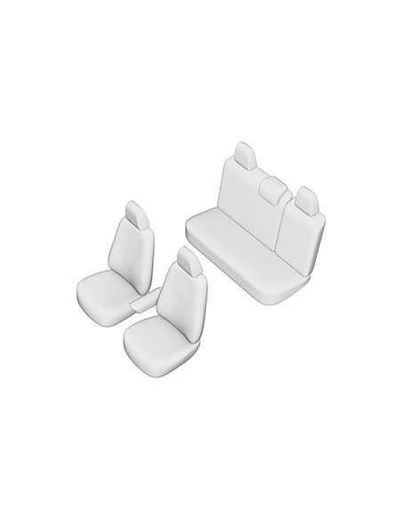 SET HUSE SCAUN DACIA LOGAN 2020- (BANCHETA FRACTIONATA)