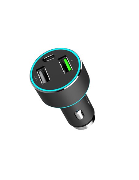 INCARCATOR AUTO 1xUSB QC3.0 + 1xUSB 2.4A + 1xUSB Type-C 42W